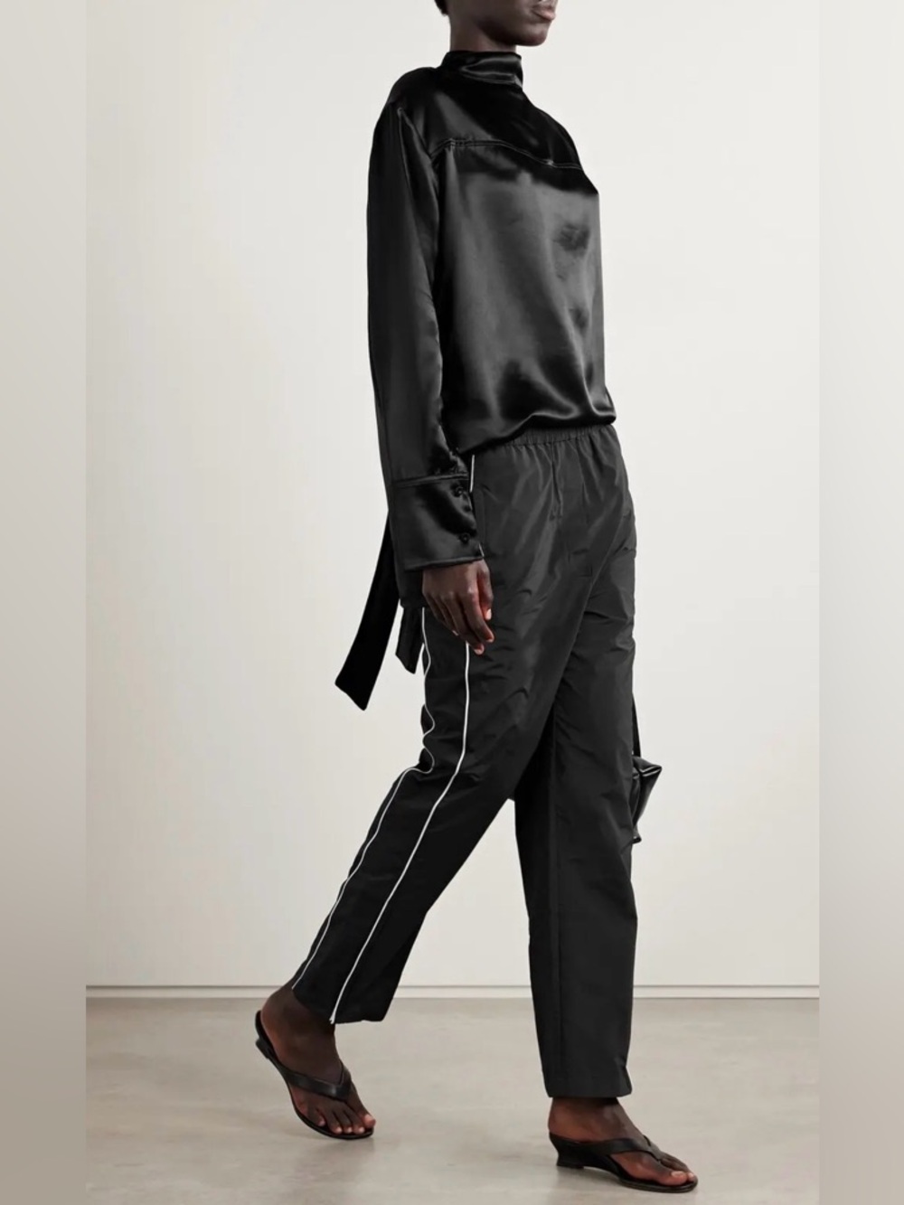BNWOT Tibi Shell Track Pants M